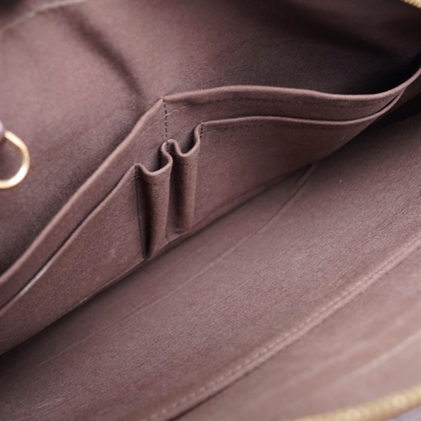 Túi LV đeo chéo ô vuông nâu kèm tag xanh sz35 (HV) KG+