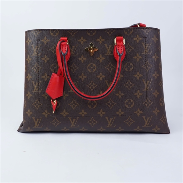 Túi LV Tote hoa nâu kèm 2 lót form+ ổ+ 4 chìa (AH0270) sz35-30 KG+