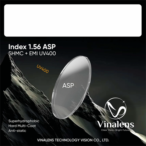 Tròng kính JILENS 1.56 ASP Chống UV400 DOUBLE SHMC GREEN