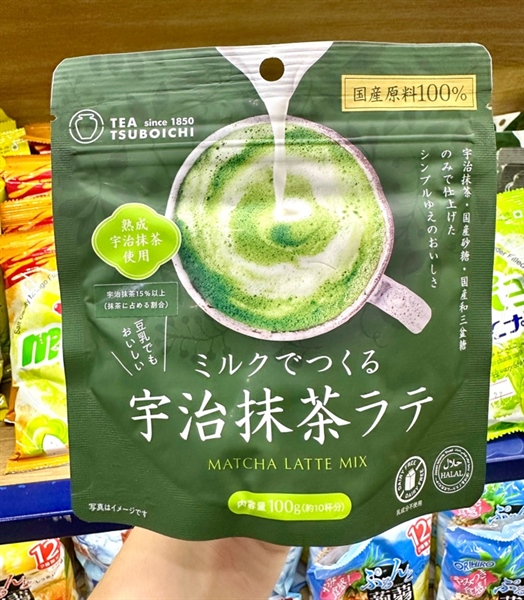 Bột trà Matcha Latte Mix Tsuboichi gói 80gr
