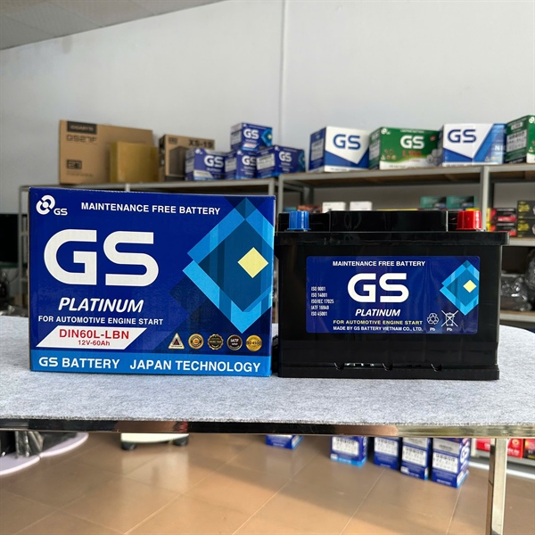 Ắc quy GS 55D23L 60Ah