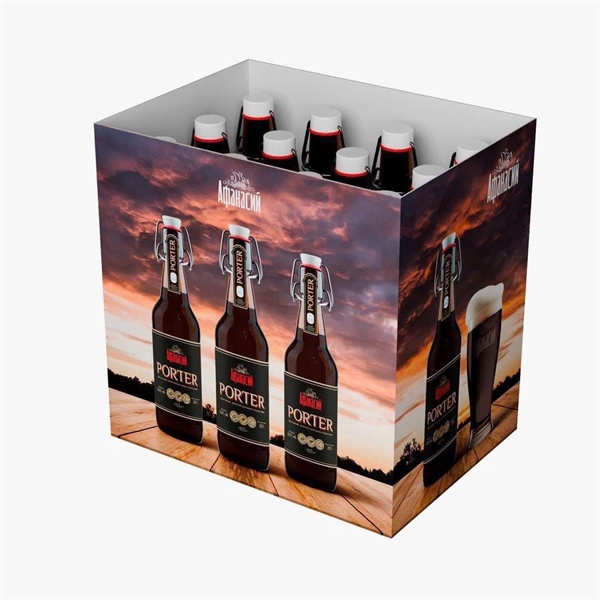 Beer "PORTER" (Bia đen) - 8% - 1 Thùng 6 Chai 0,5 Lit