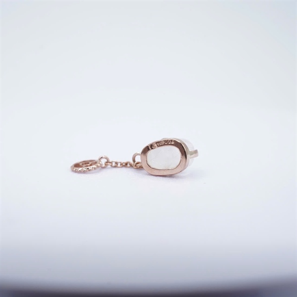 Charm vàng tỳ hưu trắng mini +( vàng)