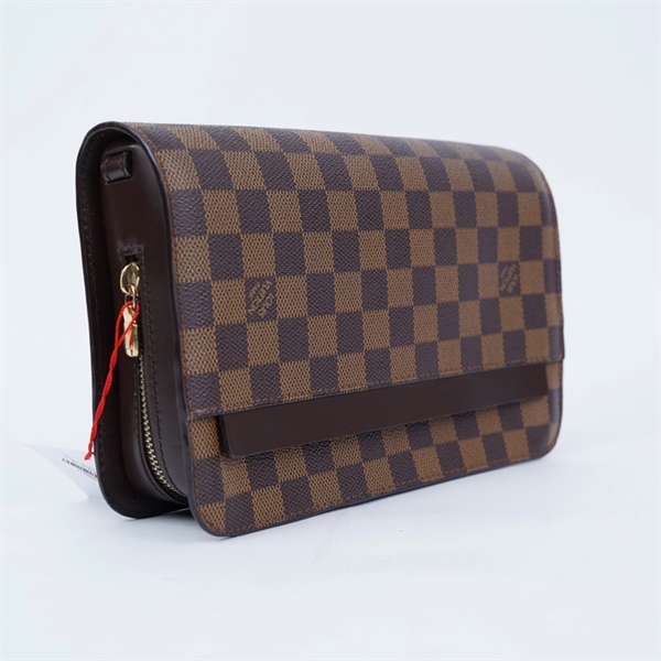 Túi LV Clutch ô vuông nâu (FL1015) sz25 (LT) KG+