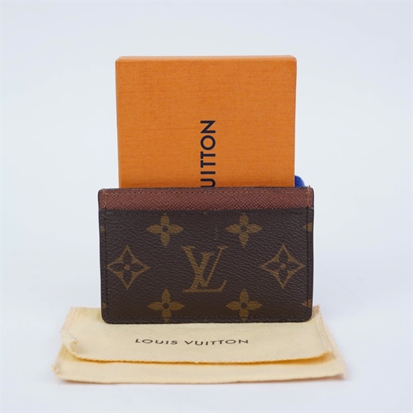 Ví LV Card hoa nâu KG+