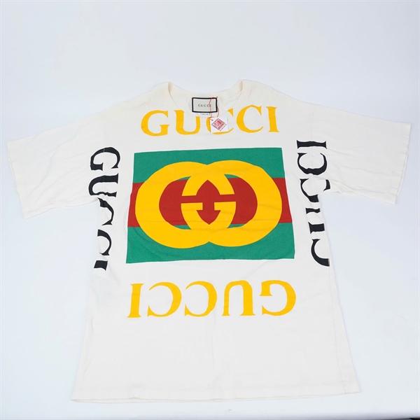 Áo thun GG nude in chữ KG+