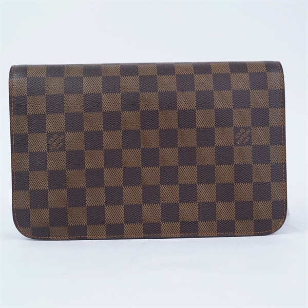 Túi LV Clutch ô vuông nâu (SN3098) sz25 ((LT) KG+