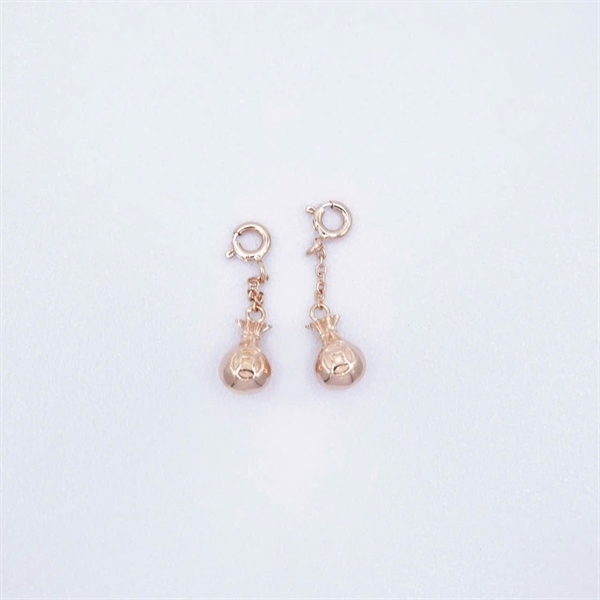 Charm vàng túi tiền móc khóa treo +