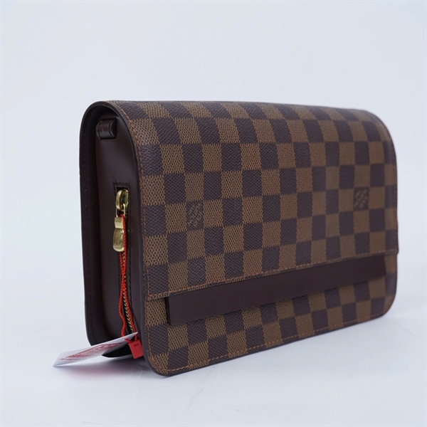 Túi LV Clutch ô vuông nâu (FL1014) sz25 (LT) KG+