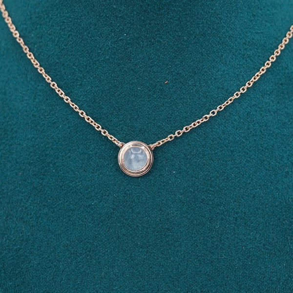 Dây chuyền mặt ngọc trắng nhỏ +