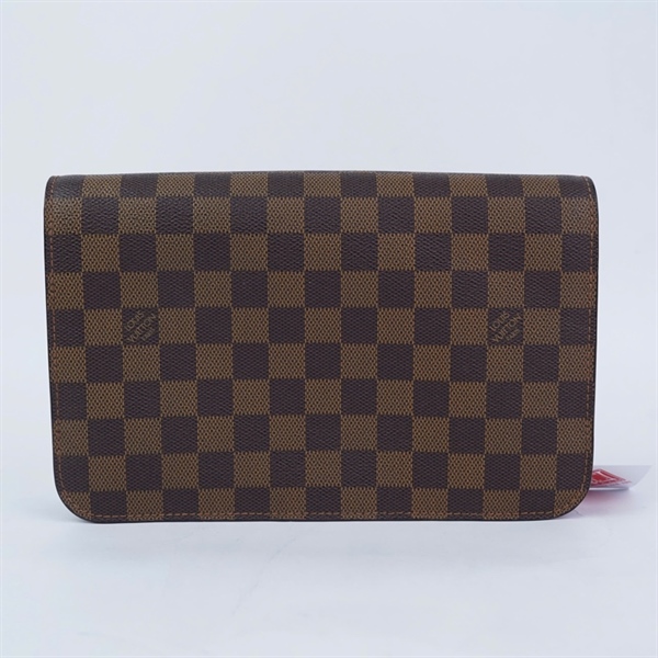 Túi LV Clutch ô vuông nâu (FL1014) sz25 (LT) KG+
