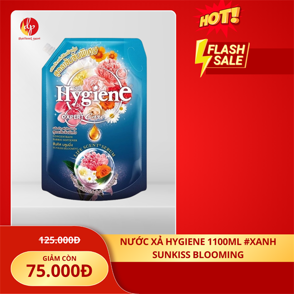 V-Nước xả Hygiene 1100ml #xanh Sunkiss Blooming