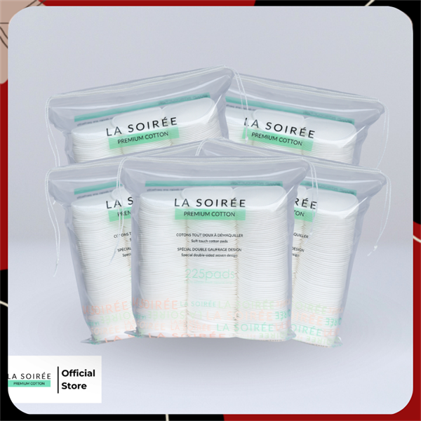 [LASOIREE] Bông tẩy Trang la soirée - 225 miếng