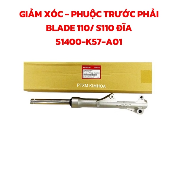 Phuộc trước phải S110 đĩa màu bạc