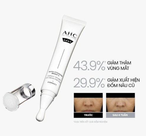 KEM MẮT AHC PROSHOT GLUTA-CTIVATION BRIGHT 3 30ML (TRẮNG)