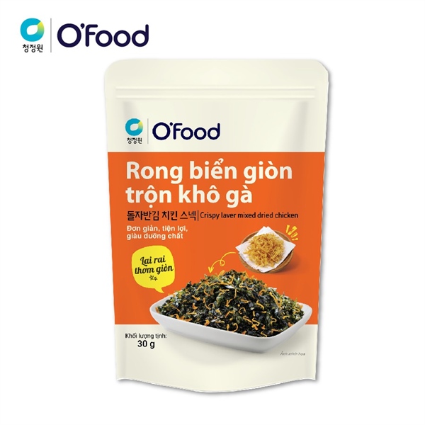 CB Rong biển giòn trộn khô gà 40g*30EA