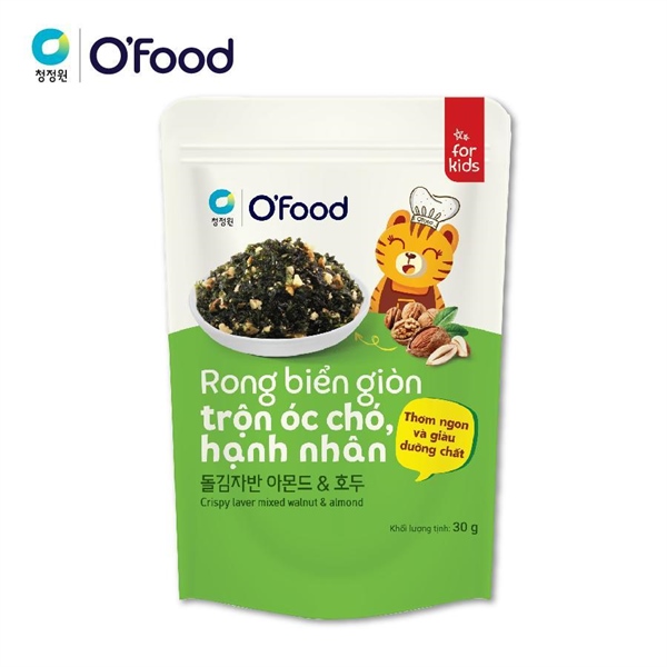 CB Rong Biển Giòn Trộn Óc Chó- Hạnh Nhân 40g*30EA