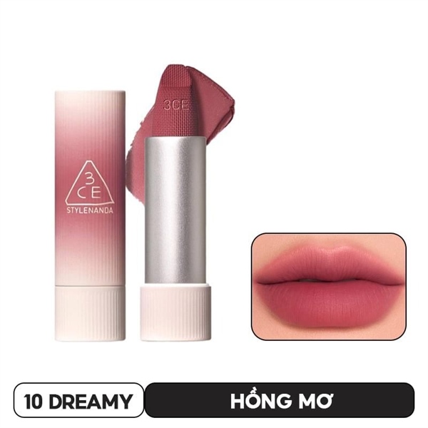 [Hàng Công Ty] 3CE Son Cashmere Hug Lipstick 10