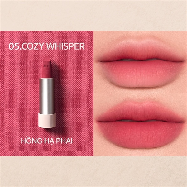[Hàng Công Ty] 3CE Son Cashmere Hug Lipstick 05