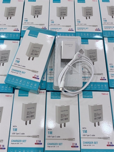 Bộ sạc cổng USB ra Type C TX51-C