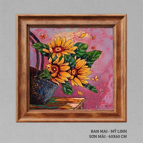 Ban mai - Võ Mỹ Linh - 60x60 cm