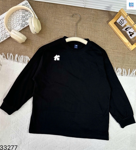 33277-Áo thun TD mũi tên- Đen