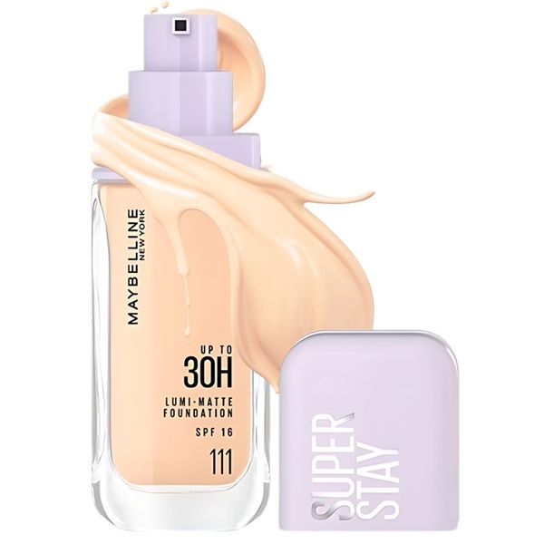 (Hàng Công Ty) Kem Nền Maybelline Super Stay Nắp Tím Tone 111