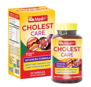 PXMed Cholest Care 30 viên hỗ trợ giảm cholesterol xấu trong máu