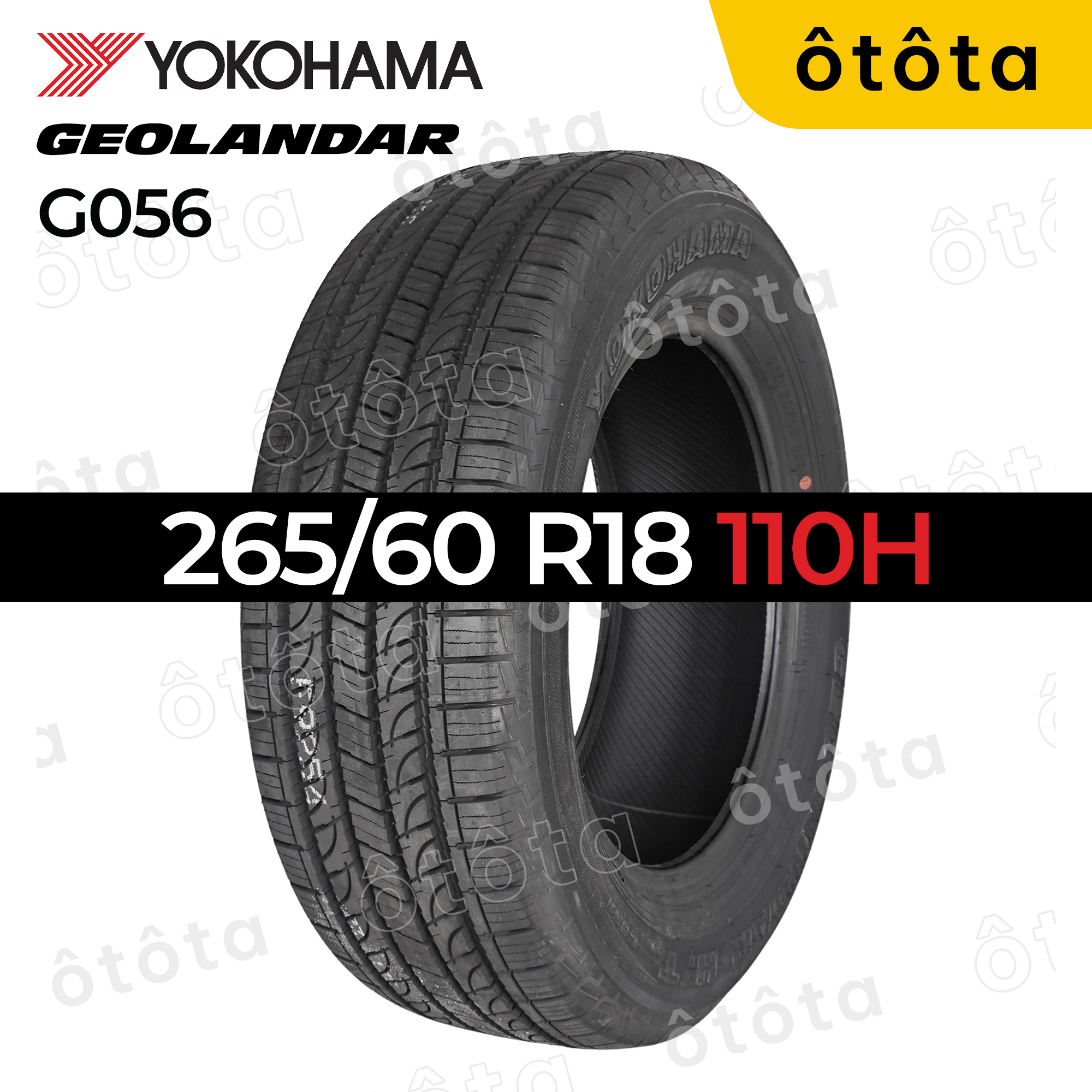 Lốp Yokohama 265/60 R18 110H GEOLANDAR G056 HT