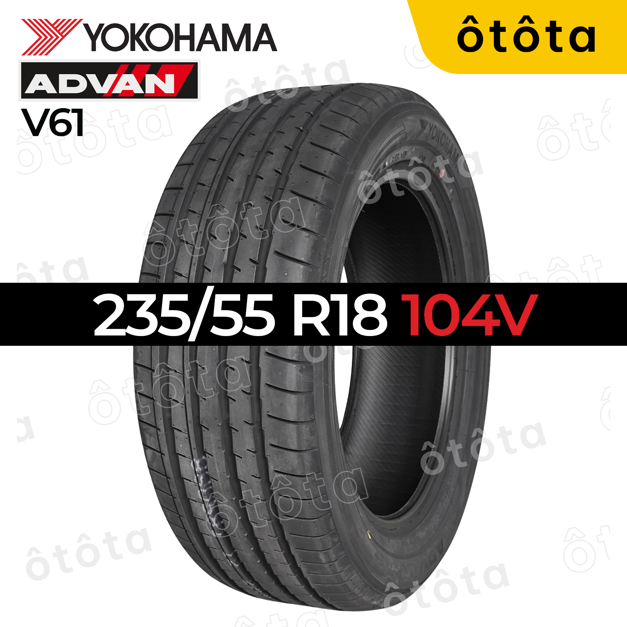Lốp Yokohama 235/55 R18 104V V61 Nhật