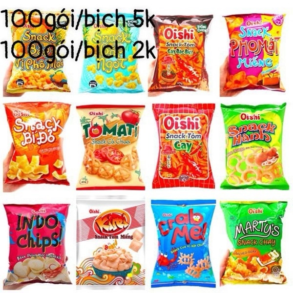 Snack Oishi Đồng giá(1 gói)