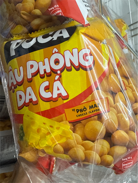 Đậu Phộng Da Cá Phomai Poca Gói 90g