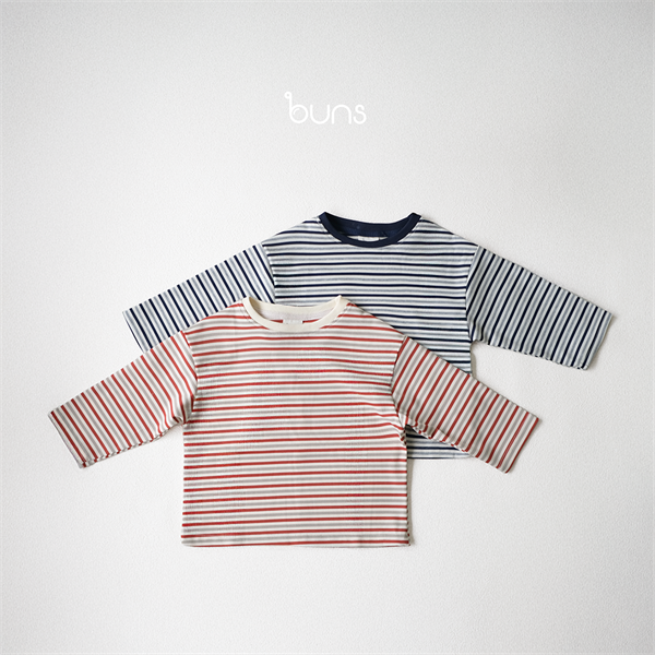 ĐÔNG 2025-ÁO THUN DÀI TAY KẺ ĐỎ/XANH