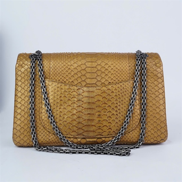 Túi Chanel vàng da trăn (16917583) sz28 (HN) KG+