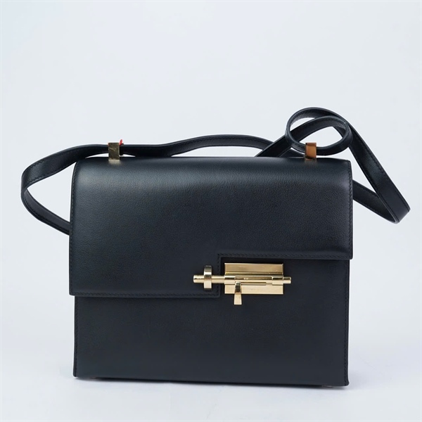 Túi Hermes Verrou đen có lót form sz23 stamp D (HN) KG+ 2019