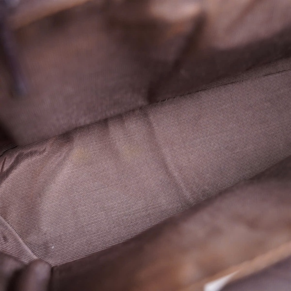 Túi BBR nâu kẻ sọc miệng sz28 - đáy sz24 (HN) KG+