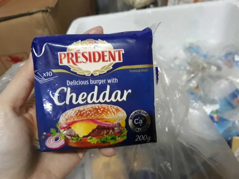 Phô mai Lát President 200g