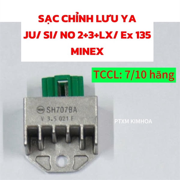 Tiết chế chỉnh lưu - Sạc Jupiter, Sirius, Nouvo 2 3 LX, Exciter 135 Minex