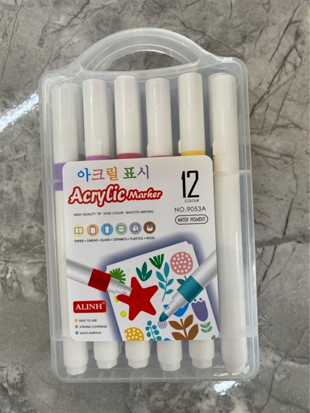 Hộp màu acrylic 12 màu