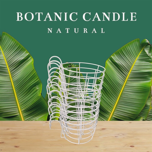 Combo 5 Giỏ Treo Ban Công Sắt Đặc Nguyên Khối Chống Rỉ 22x28x12/15HxD18