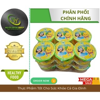 Vĩ 6 Cốc - Thạch Sơn Hải Pudding Vị Xoài 360g ( 6 Cốc x 60gr)*8/ THÙNG