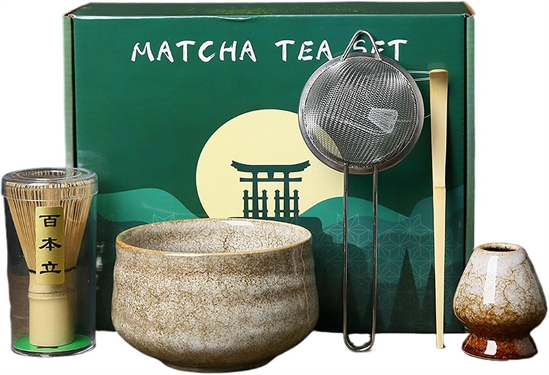 Bộ dụng cụ pha trà Matcha, Dụng cụ pha trà, Nghi lễ pha trà Matcha cho người mới