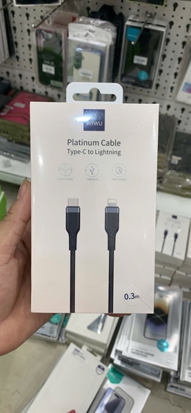Cáp sạc WIWU PLATINUM C-Lighting 33cm