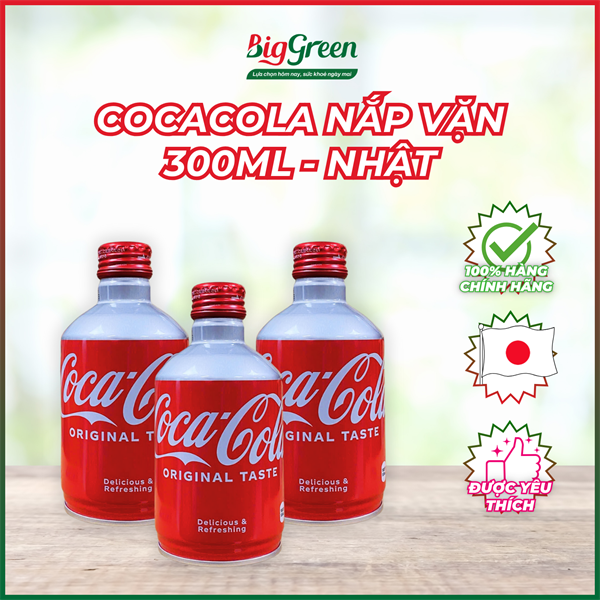Cocacola 300Ml Nắp Vặn - Nhật