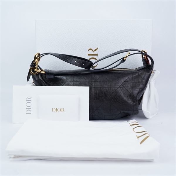 Túi Dior đen (09MA1224) đáy sz23 - miệng sz35 KG+