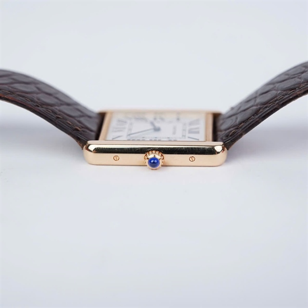 Đồng hồ Cartier dây nâu (3167467545YX) sz31.3 (HC) KG+