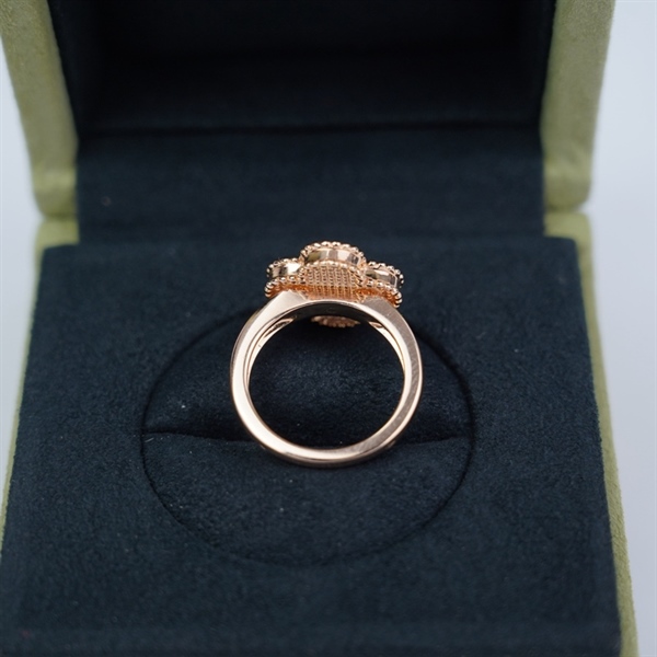 Nhẫn Van Cleef hoa vàng hồng (JB414425) sz51 (HC) +