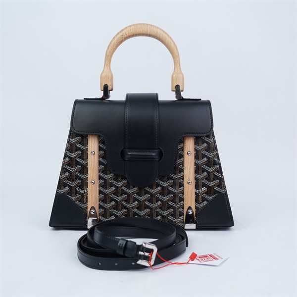 Túi Goyard Saigon đen đáy sz28 - miệng sz21 (HT) +