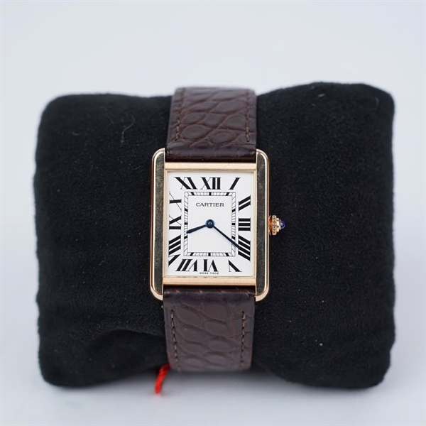 Đồng hồ Cartier dây nâu (3167467545YX) sz31.3 (HC) KG+