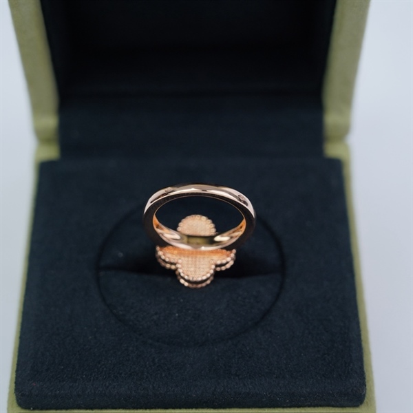 Nhẫn Van Cleef hoa vàng hồng (JB414425) sz51 (HC) +